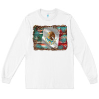 White mexico gemstone leopard Long Sleeve Tee - AdoDesignShop