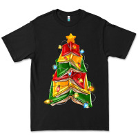 Black christmas book tree Premium Tee - Zillion Design Studio