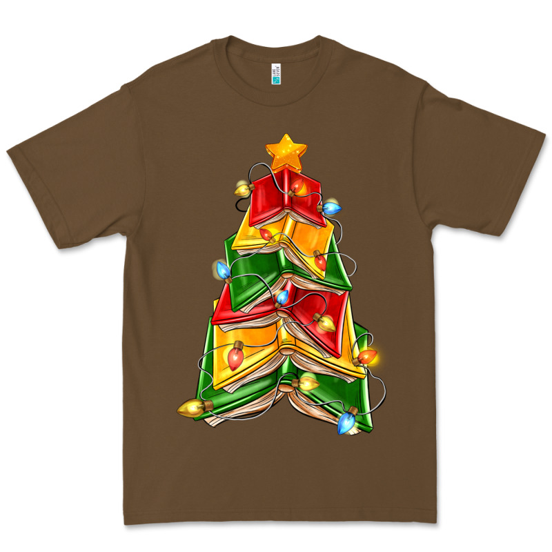 Christmas Book Tree Premium Tee by Zillion Design Studio | Teevron