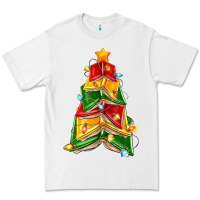 White christmas book tree Premium Tee - Zillion Design Studio