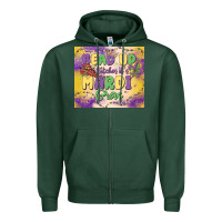 Sports Green bead up bitches it's mardi gras Zipper Hoodie - MaliasSmallBusiness