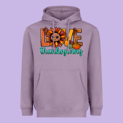 Love Thanksgiving Bbs Heavyweight Hoodie Designed By Bundleandbundleshop