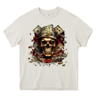 Cream bad money Heavy Core Tee - Unal Design