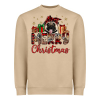 Mushroom merry christmas pug Heavyweight Sweatshirt - JahusDesignShop