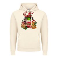 Vintage Artic christmas coffee afro gnome Vintage Hoodie - FaDigitalArtStudio