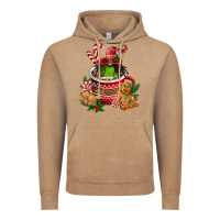 Vintage Coffee christmas coffee afro gnome Vintage Hoodie - FaDigitalArtStudio