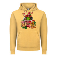 Christmas Coffee Afro Gnome Vintage Hoodie | Teevron