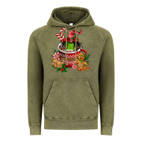 Vintage Olive christmas coffee afro gnome Vintage Hoodie - FaDigitalArtStudio