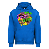 Cobalt Love Mardi Gras Y'all Urban Hoodie - HowdyJamesFarm