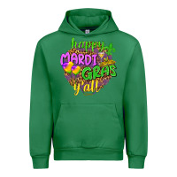 Emerald Love Mardi Gras Y'all Urban Hoodie - HowdyJamesFarm