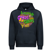 Navy Love Mardi Gras Y'all Urban Hoodie - HowdyJamesFarm