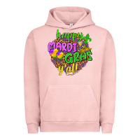 Pigment Salmon Love Mardi Gras Y'all Urban Hoodie - HowdyJamesFarm