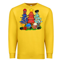 Lemon Christmas With Ice Hockey Trees Premium Sweatshirt - BundleAndBundleShop
