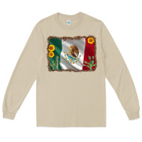 Mushroom mexico flag sunflower cactus Long Sleeve Tee - AdoDesignShop