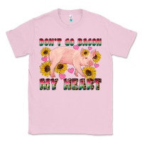 Bubblegum Pink western don't go bacon my heart pig Classic Tee - Artiststas