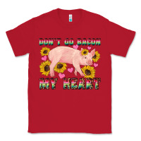 Red western don't go bacon my heart pig Classic Tee - Artiststas