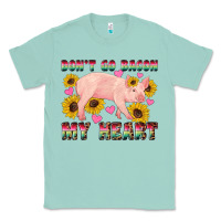 Seafoam western don't go bacon my heart pig Classic Tee - Artiststas