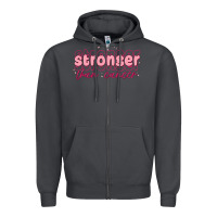 Smoke stronger than cancer Zipper Hoodie - MaliasSmallBusiness