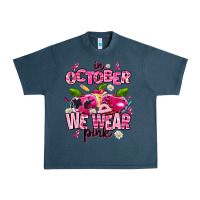 Midnight Navy in october we wear pink teachers Urban Heavy Tee - AdoDesignShop
