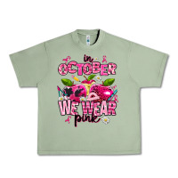 Oil Green in october we wear pink teachers Urban Heavy Tee - AdoDesignShop