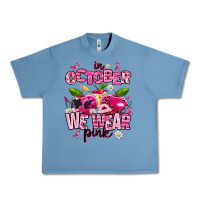 Pebble Blue in october we wear pink teachers Urban Heavy Tee - AdoDesignShop