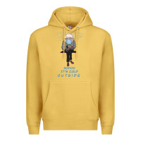 Antique Gold Bernie it's Cold Outside Premium Hoodie - Bettercallsaul