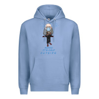 Colony Blue Bernie it's Cold Outside Premium Hoodie - Bettercallsaul