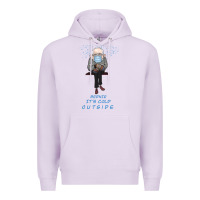 Lilac Bernie it's Cold Outside Premium Hoodie - Bettercallsaul