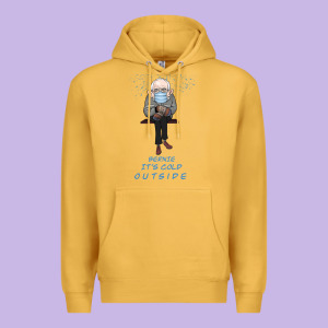 Bernie It's Cold Outside Premium Hoodie Designed By Bettercallsaul
