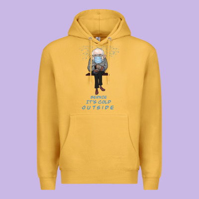 Bernie It's Cold Outside Premium Hoodie Designed By Bettercallsaul