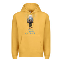 Mustard Bernie it's Cold Outside Premium Hoodie - Bettercallsaul