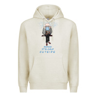 Oatmeal Heather Bernie it's Cold Outside Premium Hoodie - Bettercallsaul