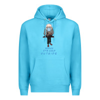 Ocean Blue Bernie it's Cold Outside Premium Hoodie - Bettercallsaul