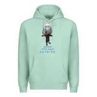Seafoam Bernie it's Cold Outside Premium Hoodie - Bettercallsaul