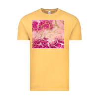 Vintage Mustard pink glitter Vintage Tee - JahusDesignShop