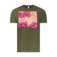 Vintage Olive pink glitter Vintage Tee - JahusDesignShop