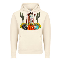 Vintage Artic Fall Cow Vintage Hoodie - CowhideDigitalArt