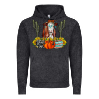 Vintage Black Fall Cow Vintage Hoodie - CowhideDigitalArt