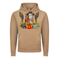 Vintage Coffee Fall Cow Vintage Hoodie - CowhideDigitalArt