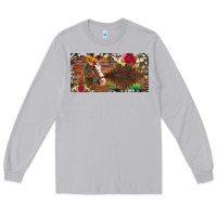 Western Turquoise Gemstone Horse Cowhide Leopard Floral Background Lic Long Sleeve Tee | Teevron