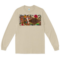 Mushroom western turquoise gemstone horse cowhide leopard floral background lic Long Sleeve Tee - Artiststas