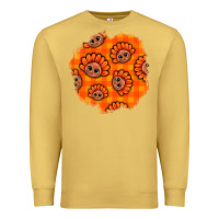 Antique Gold Thanksgiving Turkey With Tartan Patch Premium Sweatshirt - BundleAndBundleShop