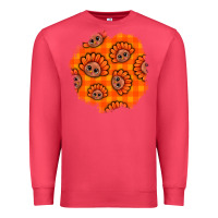 Cardinal Thanksgiving Turkey With Tartan Patch Premium Sweatshirt - BundleAndBundleShop