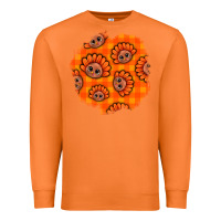 Carrot Thanksgiving Turkey With Tartan Patch Premium Sweatshirt - BundleAndBundleShop
