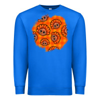 True Royal Thanksgiving Turkey With Tartan Patch Premium Sweatshirt - BundleAndBundleShop