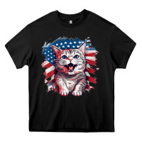 Black cat2 Heavy Core Tee - Unal Design