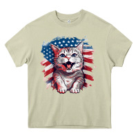 Mossy cat2 Heavy Core Tee - Unal Design