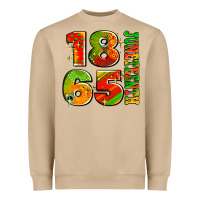 Mushroom 1865 juneteenth Heavyweight Sweatshirt - AdoDesignShop