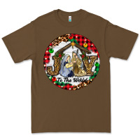 Cacao Christmas Joy To The World Premium Tee - RanaPortraitStore
