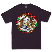 Plum Christmas Joy To The World Premium Tee - RanaPortraitStore